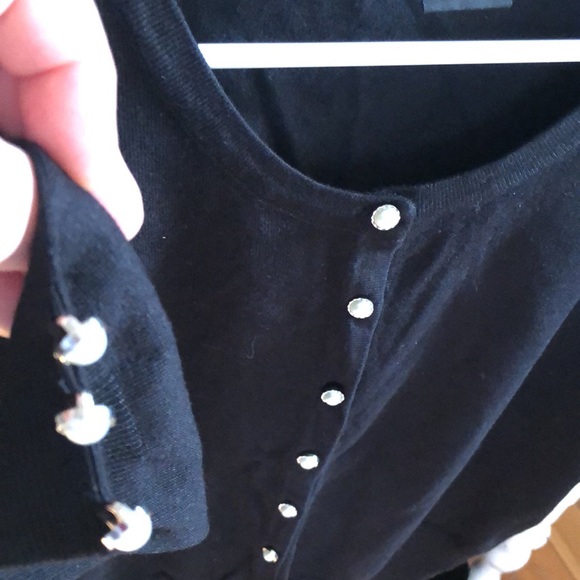 Audrey & Grace vintage elbow sleeve cardigan. With pearl buttons XL - Picture 3 of 5